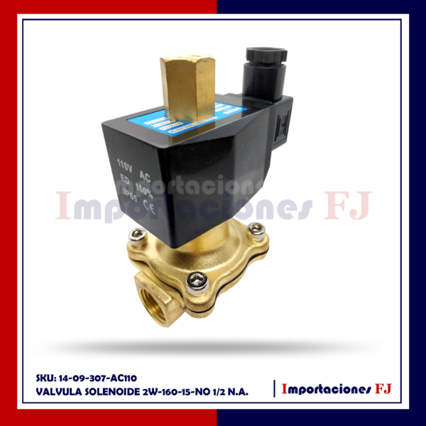 Válvulas Solenoides o Electroválvulas 2W 1/2" Abiertas