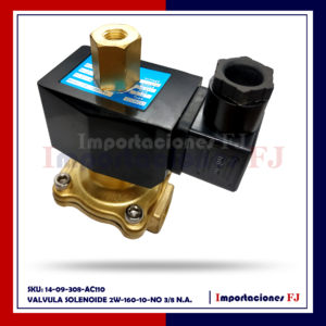 Válvulas Solenoides o Electroválvulas 2W 3/8" Abiertas