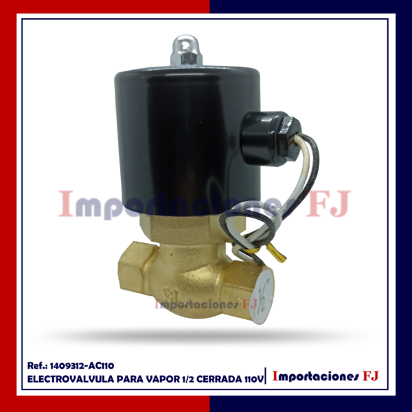 Válvulas Solenoides o Electroválvulas 2L 1/2″ Vapor