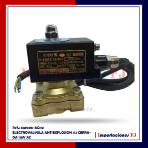 Válvulas Solenoides o Electroválvulas 2W 1/2″ Antiexplosión